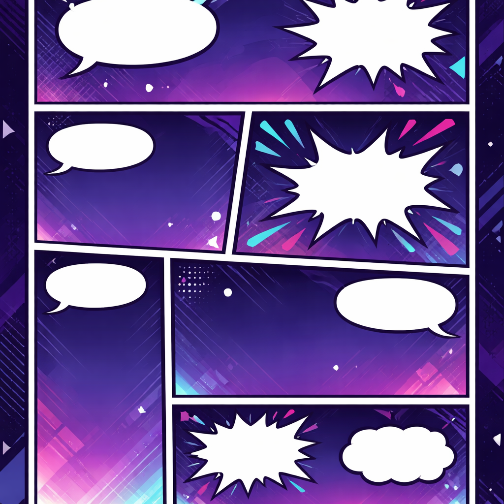 Generer des Pages de BD Automatiquement : Bulles, Character Sheets et Scoring VLM